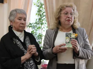 Урок мужества в Доме ветеранов провела автор книги «Операция «Дети» Наталья Дроздова