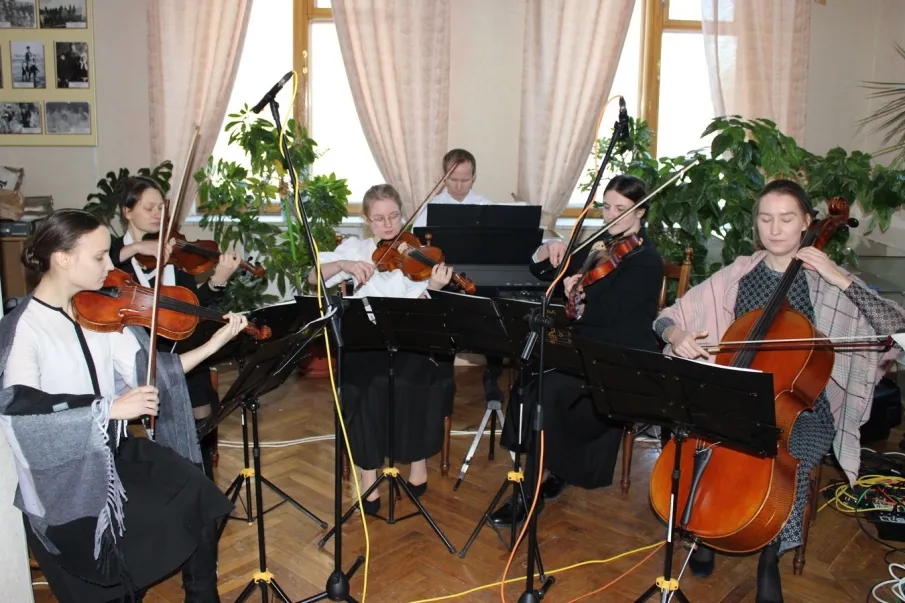 Рождественский концерт в Доме ветеранов