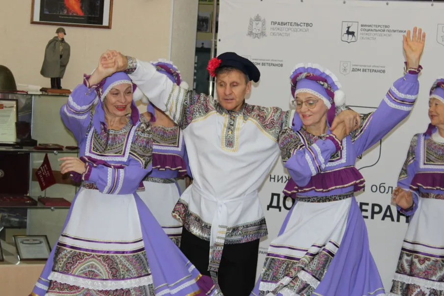В клубе «Активное долголетие» Дома ветеранов прошел мастер-класс  творческого объединения «РусЛада»