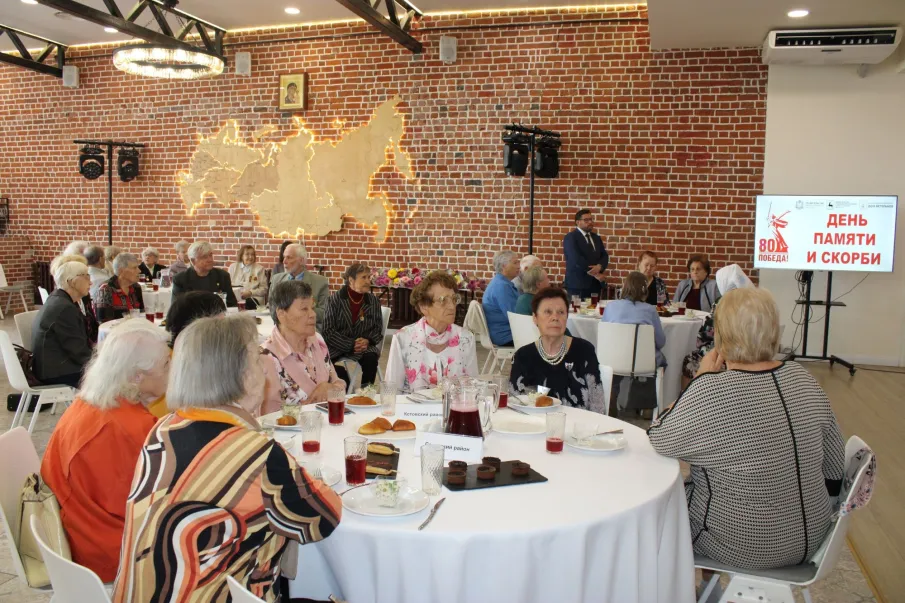 Ветераны Великой Отечественной войны приняли участие в памятном мероприятии, посвященном Дню памяти и скорби