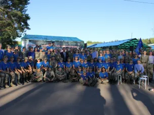 Ветераны боевых действий выступили перед воспитанниками военно-патриотического лагеря «Хочу стать десантником»