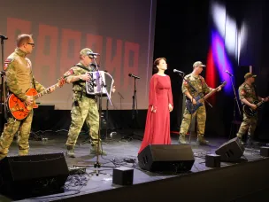 Дом ветеранов принял участие в организации  праздничного концерта для ветеранов боевых действий и участников СВО