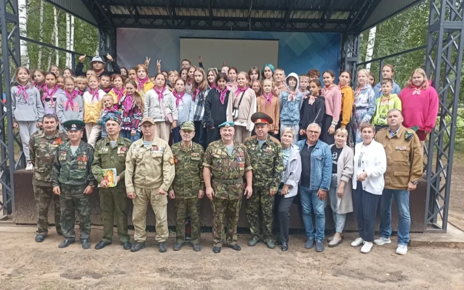 Патриотические мероприятия проведены в детских лагерях Семеновского и Борского районов